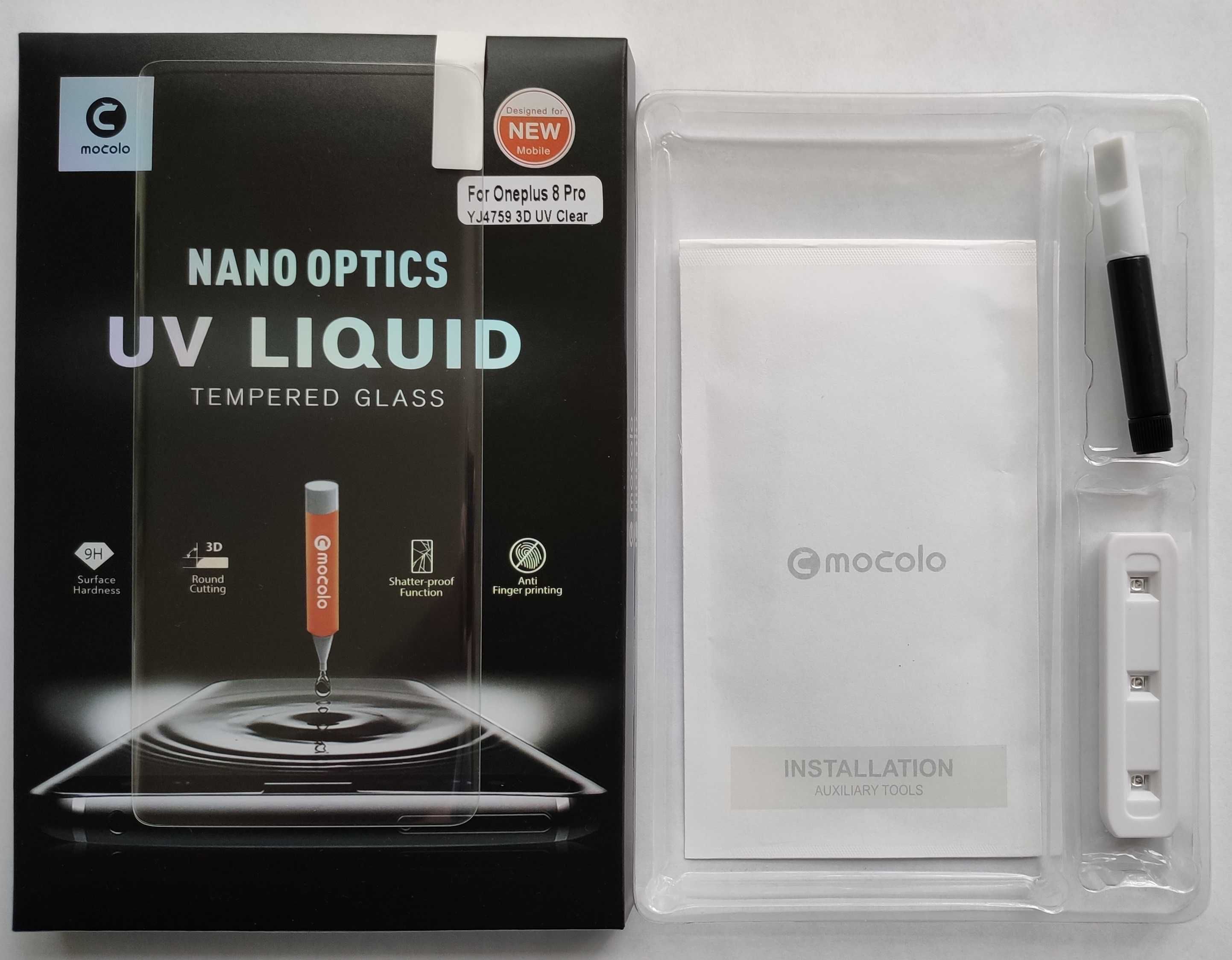 Защитное стекло Mocolo 3D UV УФ для OnePlus 8 / 8 Pro