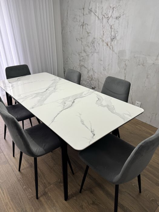 Стіл для вітальні чи кухні 180*80 . Розсувна автоматична конструкція