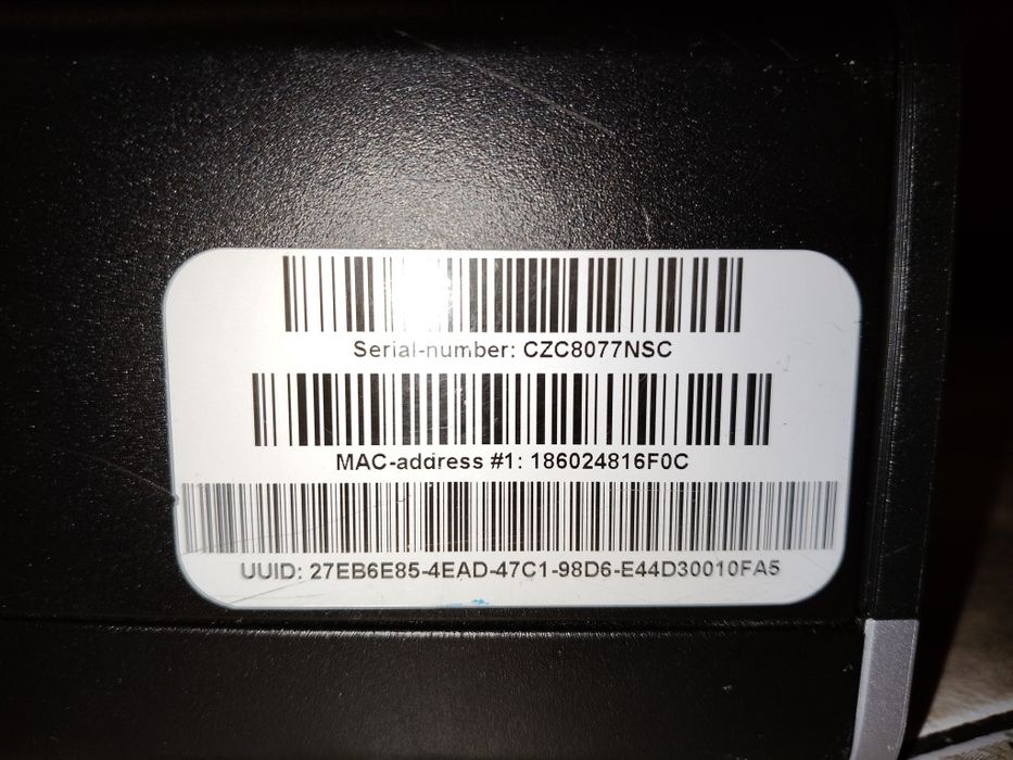 HP EliteDesk Slim 800 G3 I5-7500 8GB 50GB WIN10