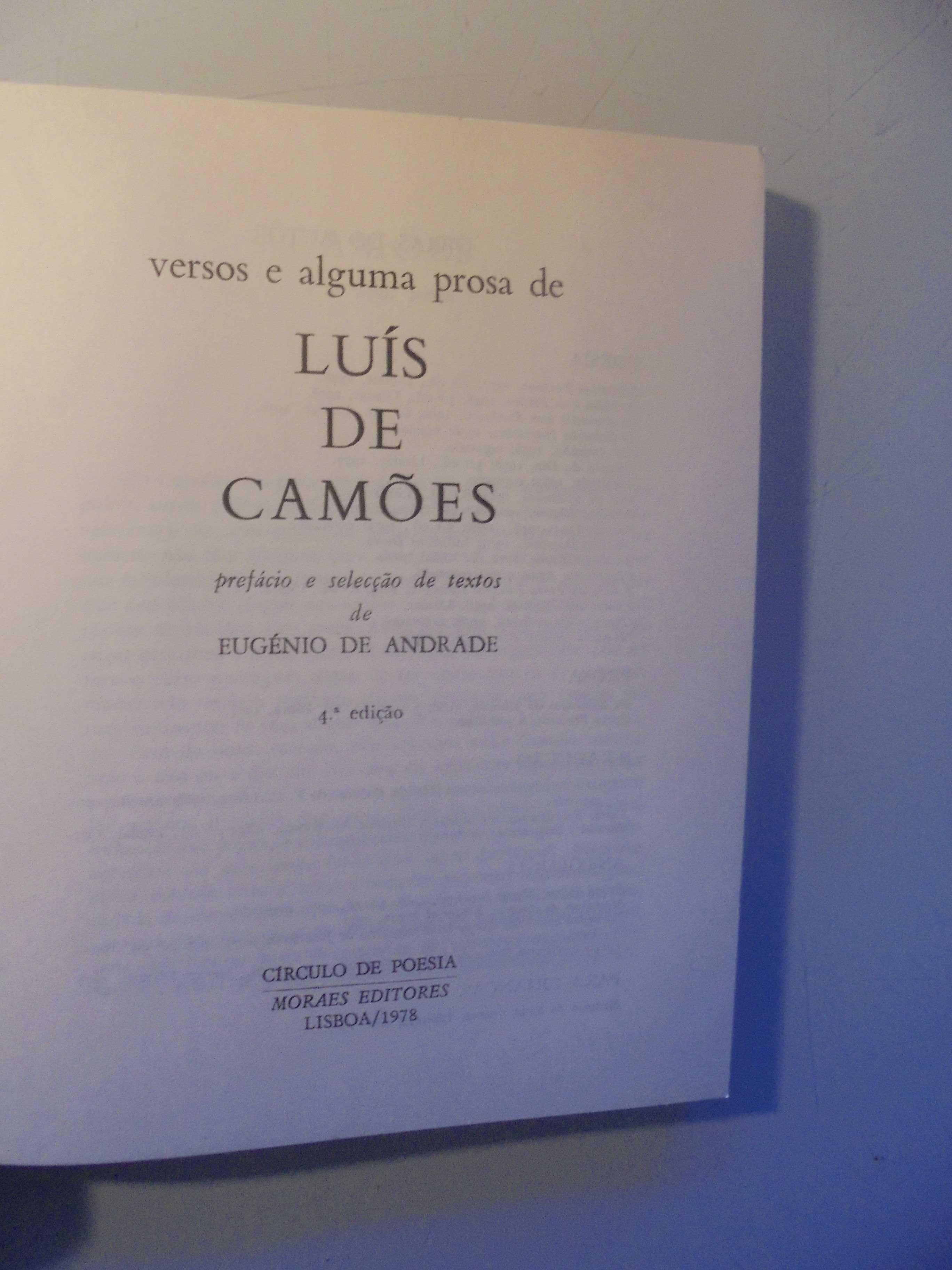 Andrade (Eugénio de);Versos e alguma Prosa de Luís de Camões