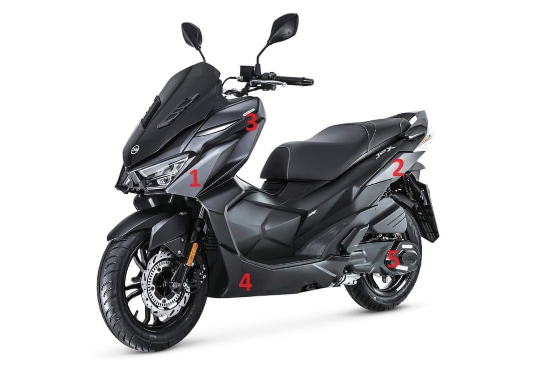 Peças sym jet x 125