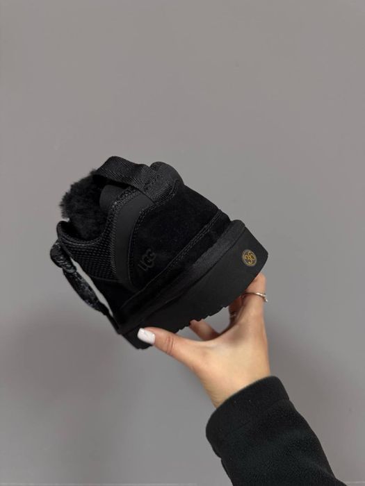 + Додаткові шнурки ‼️ Зимові снікерси UGG LOWMEL SNEAKERS BLACK