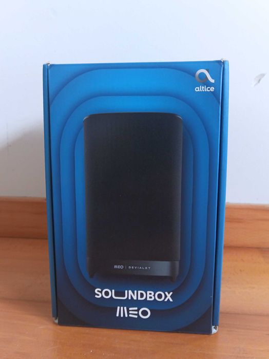 Coluna de som MEO SOUNDBOX como nova