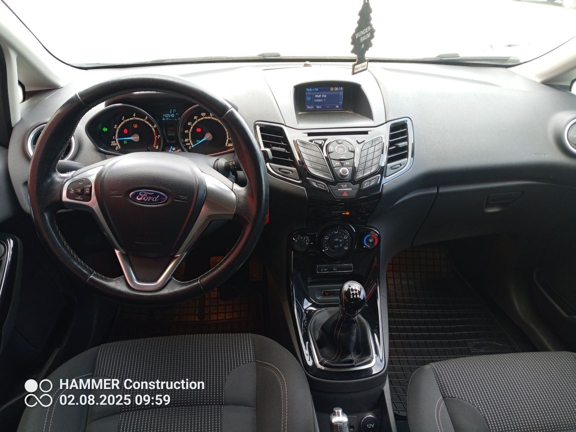 Ford Fiesta MK7 1.0 EcoBoost 2015r Bezwypadkowy