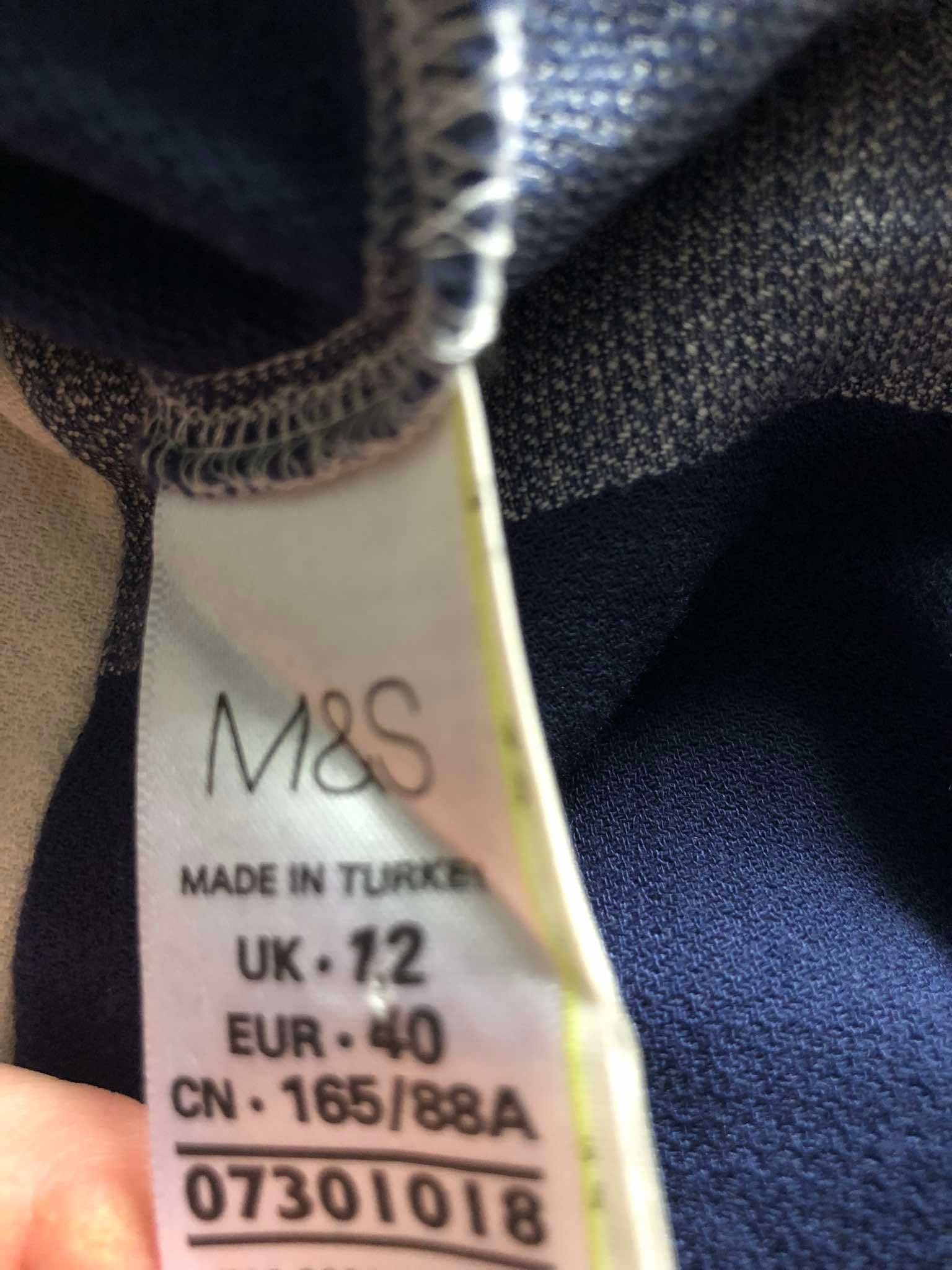 MARKS&SPENCER nowa letnia fantazyjna sukienka r. M