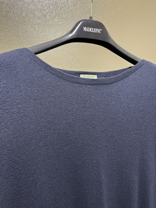 Вовняна сукня 52-54 Benetton темно синя трапеція