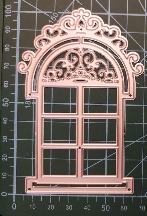 643. Wykrojnik okno drzwi scrapbooking