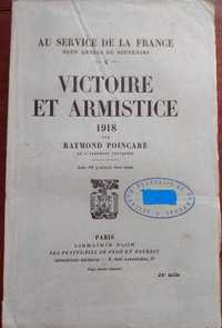 Victoire et Armistice 1918 - Raymond Poincaré 1933