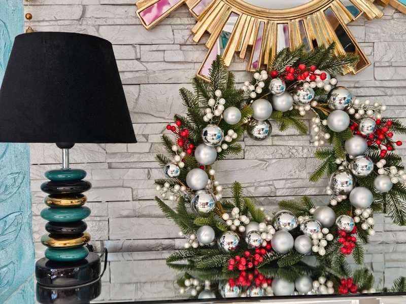 Home You Wianek Boże Narodzenie na Drzwi lub Stół Duży