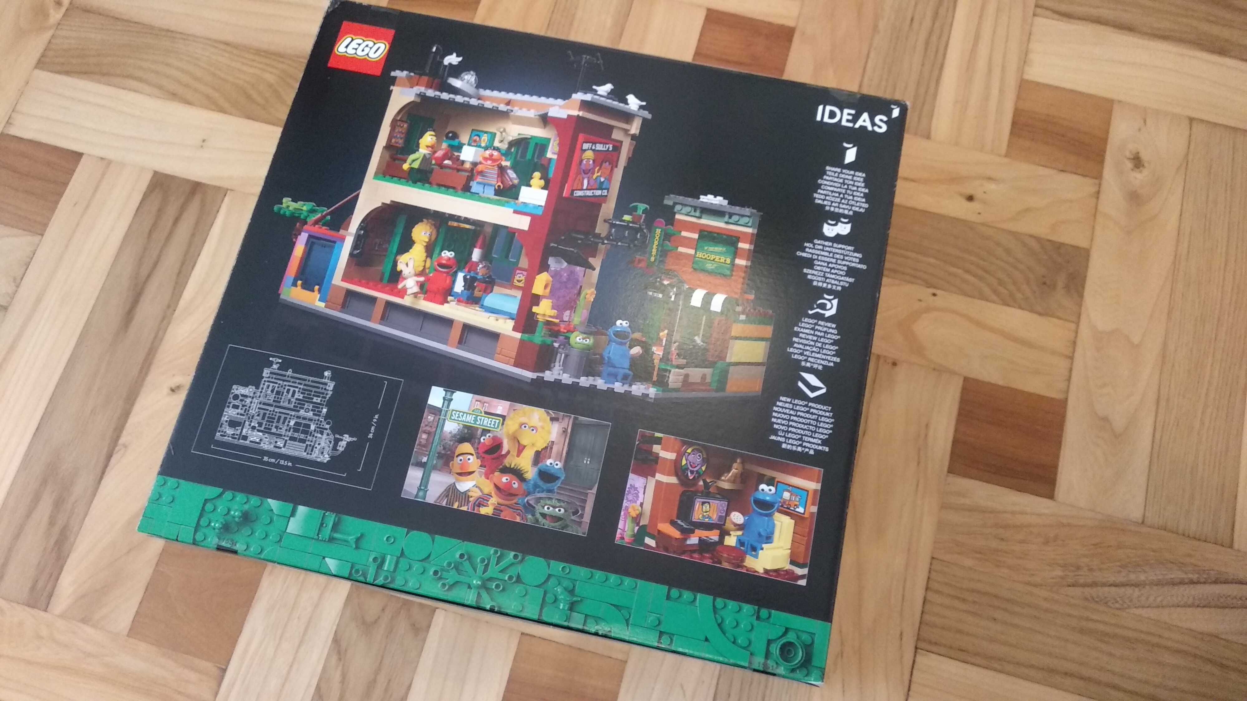 Klocki Lego 21324 ulica sezamkowa 123 ideas creator icons prezent nowe