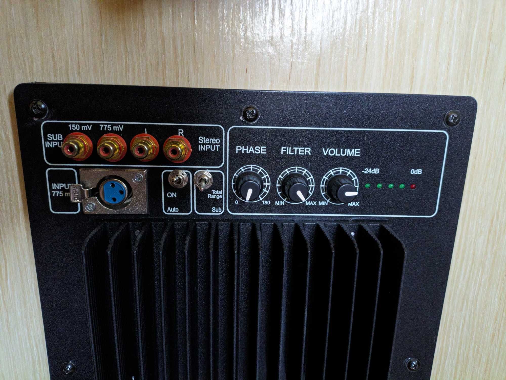 SUBWOOFER aktywny na Dayton Audio RSS315HF-4 12" i PA400