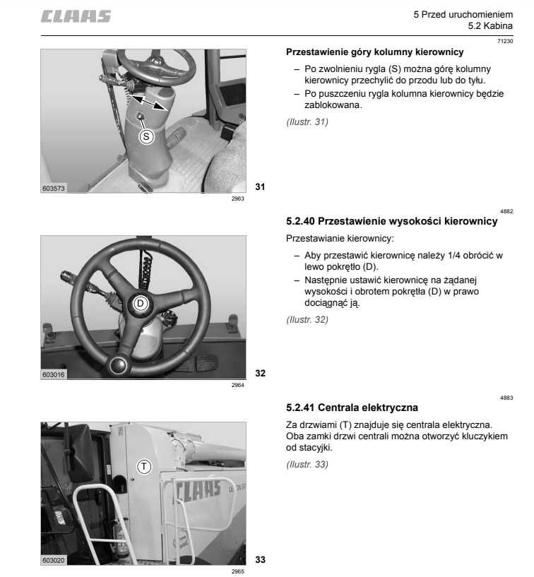 Instrukcja obsługi Claas Lexion 510, 520, 530, 540, 550, 560 PL