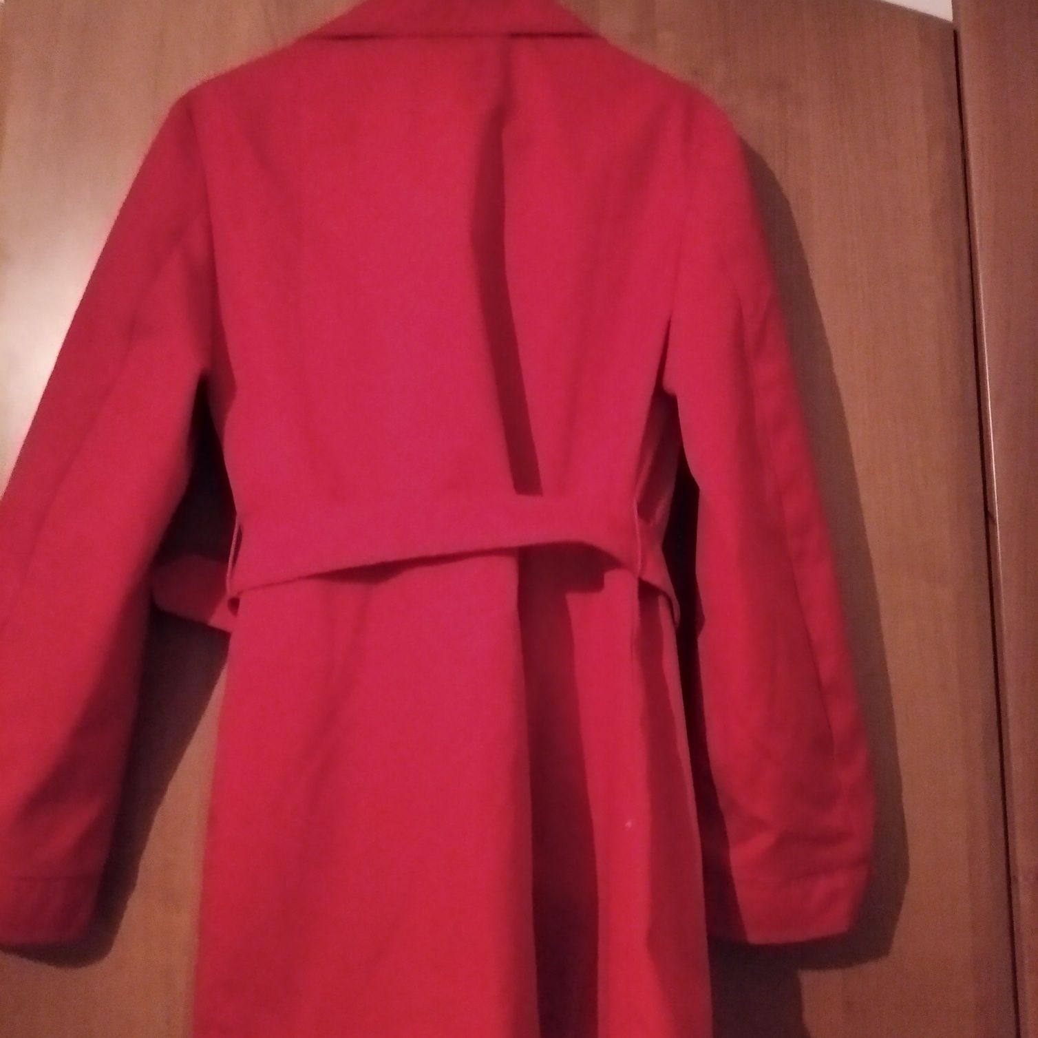 Płaszcz damski rozmiar S/M czerwony