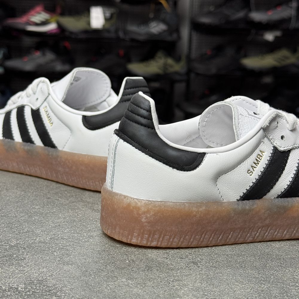 Кросівки білі шкіра Adidas Samba JI1349 ОРИГІНАЛ 100% 40.5 р