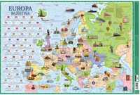 Podkładka 3W - Mapa Europa państwa - praca zbiorowa