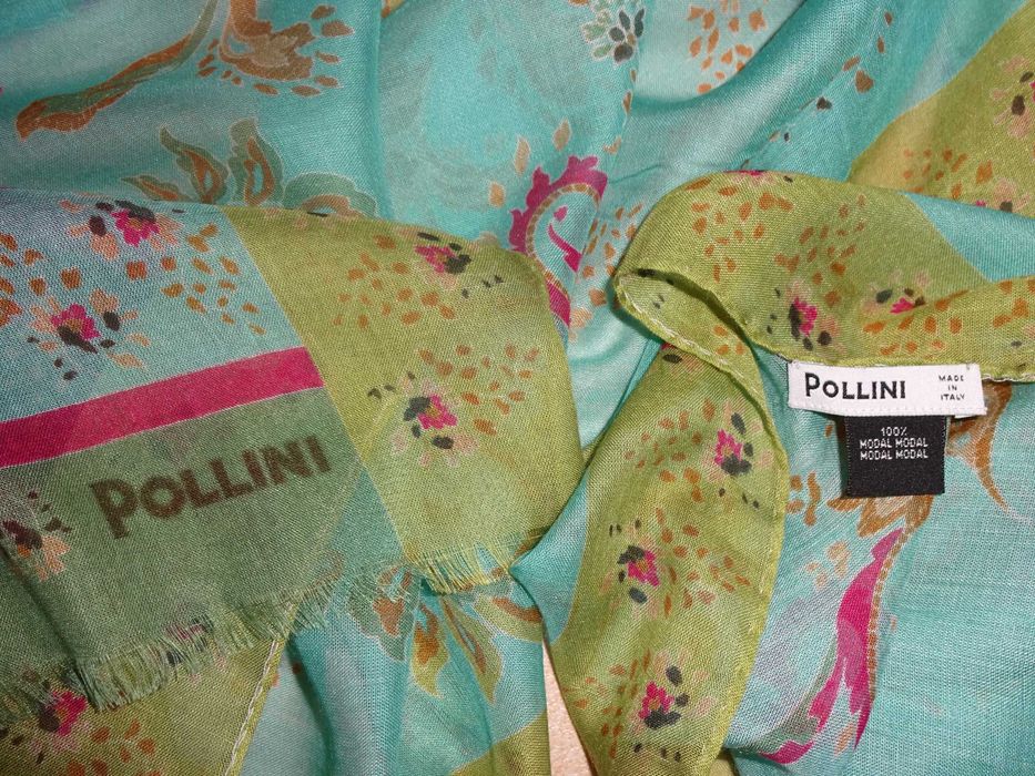POLLINI Larioseta 100% MODAL bardzo duża chusta apaszka szal 200 cm