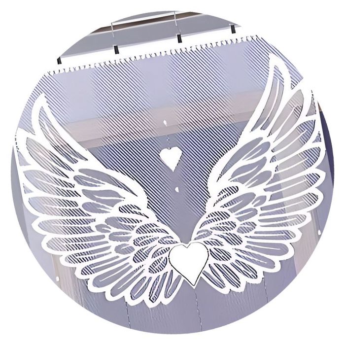 Komplet firan Skrzydlate Serce wys 250 cm DomoweTekstylia | WN6SS2 55K