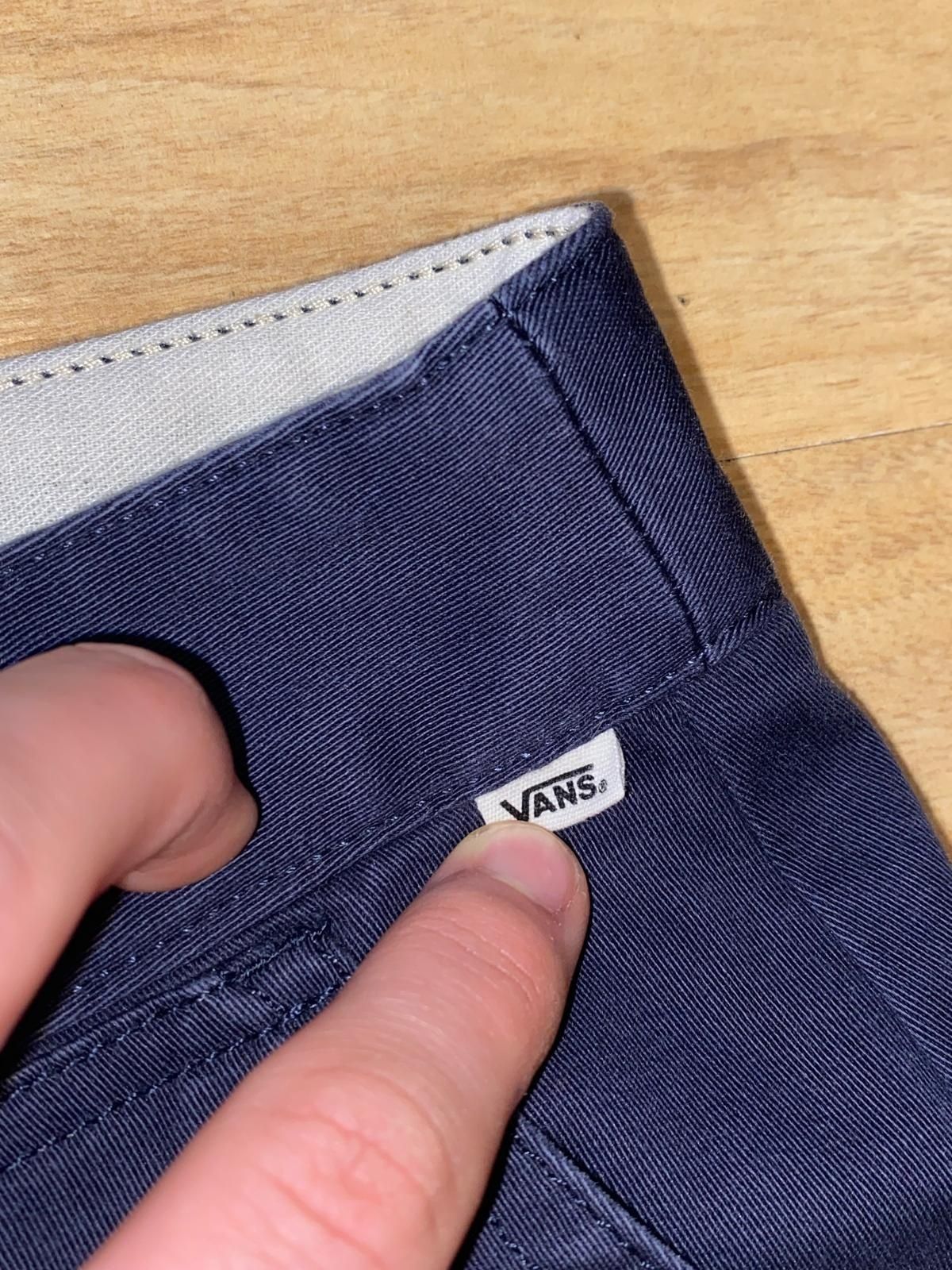 Spodnie męskie vans granatowe