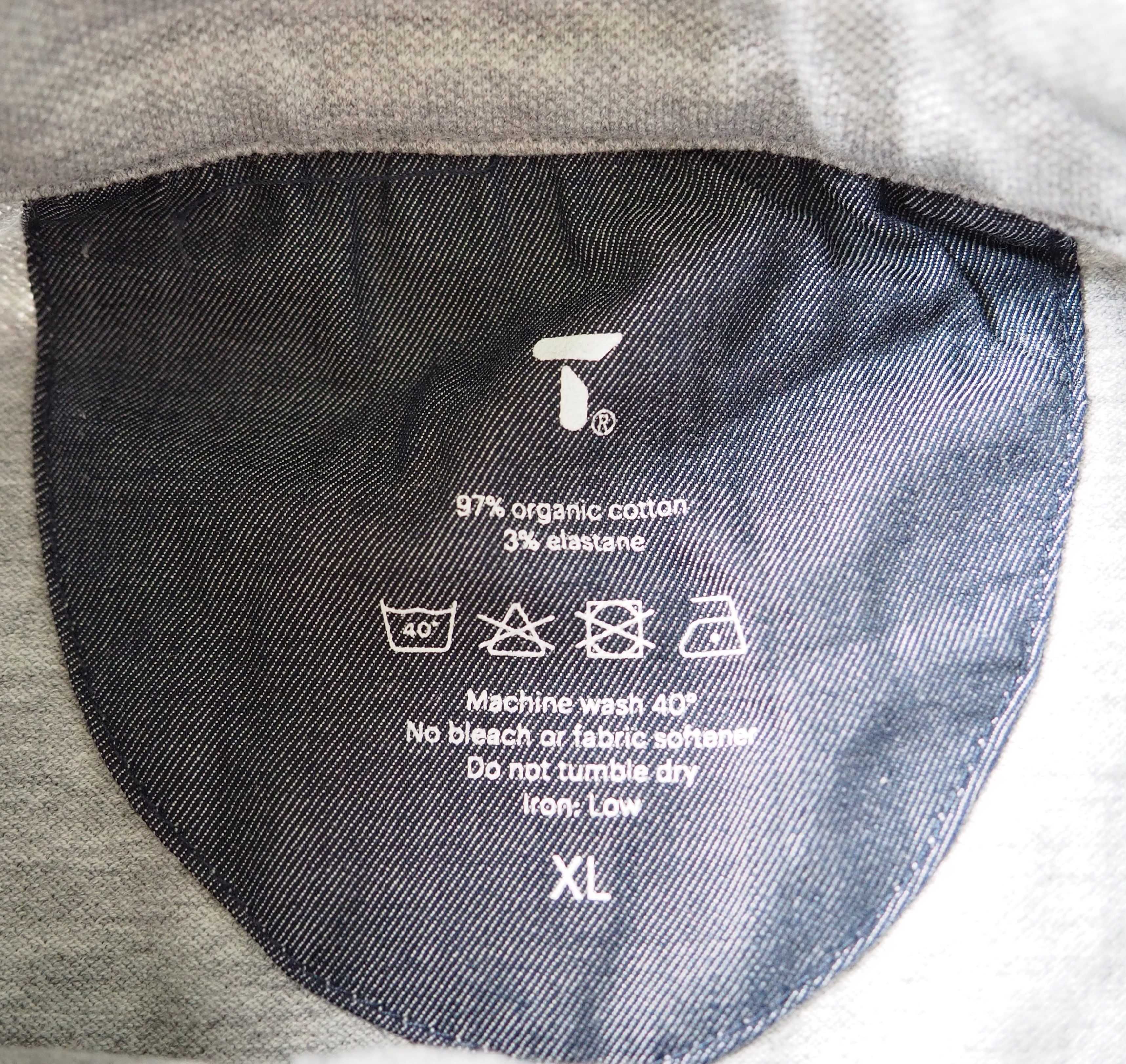 TUFTE_Polo t-shirt_organic cotton_igła_XL