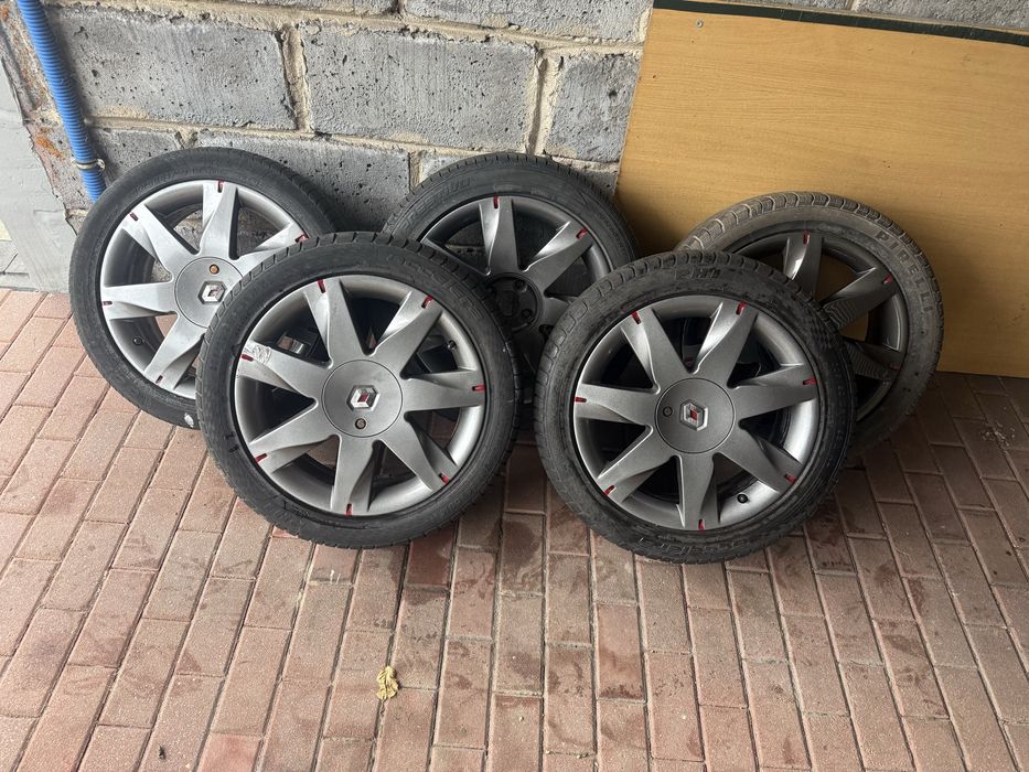 Koła felgi aluminiowe 17’ 4x100 ET 49. Renault vw skoda seat