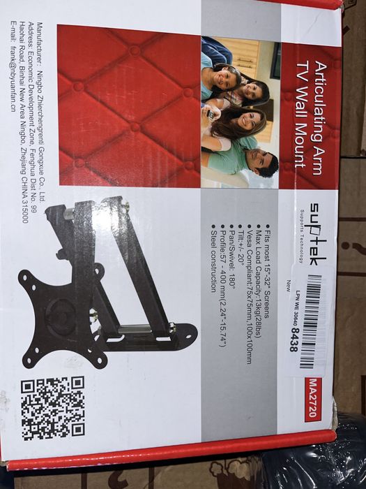 Suporte de tv articulado ………