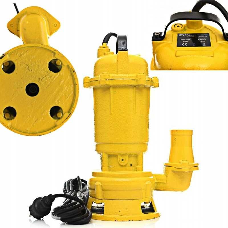 Pompa do wody brudnej szamba deszczówki z rozdrabniaczem 3100W 2"