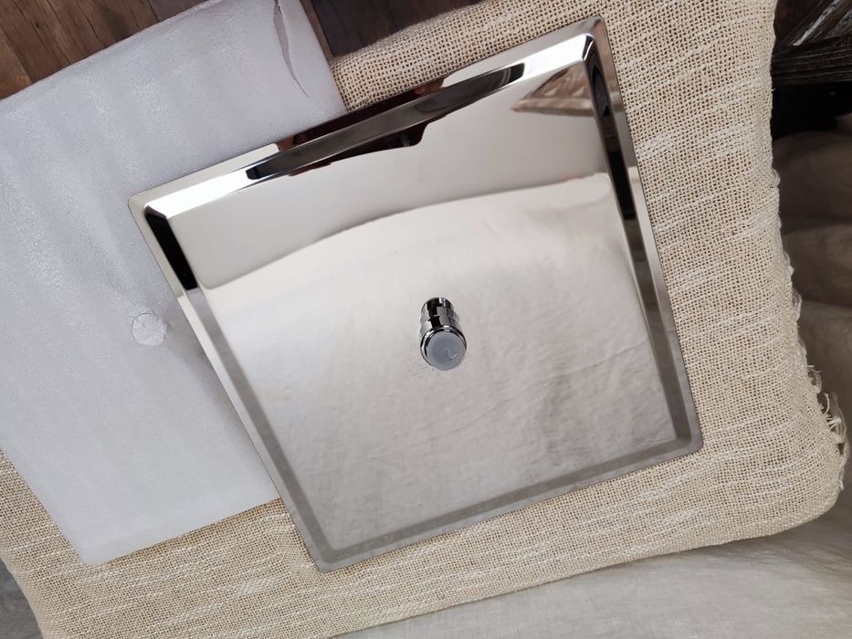 Kwadratowa deszczownica prysznicowa 12 cali Ibergrif ze stali nierdzew