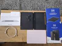 Samsung Galaxy Tab S8+ 12,4" - 2x Etui, flexible glass, rysik, pudełko
