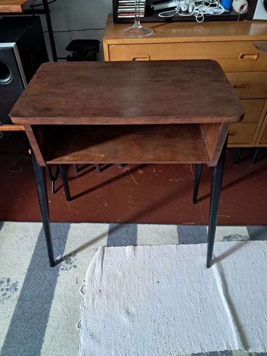 Stolik PRL RTV model 600-203a.lnne rzeczy vintage, loft desing prl
