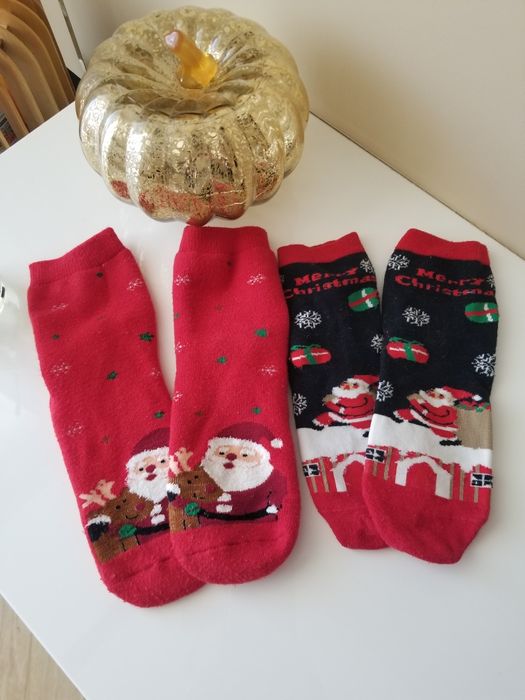 Skarpetki świąteczne Mikołaj 32-36