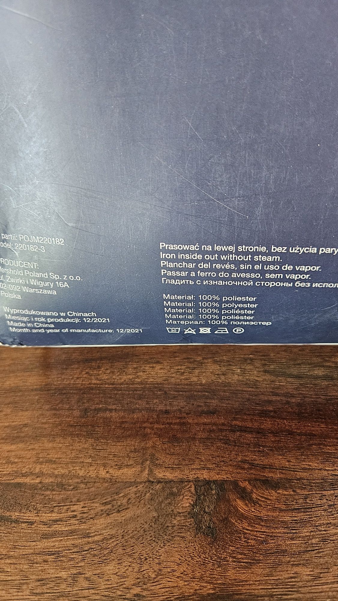 Nowe zasłony Smukee 140x245 zaciemniejące, granat
