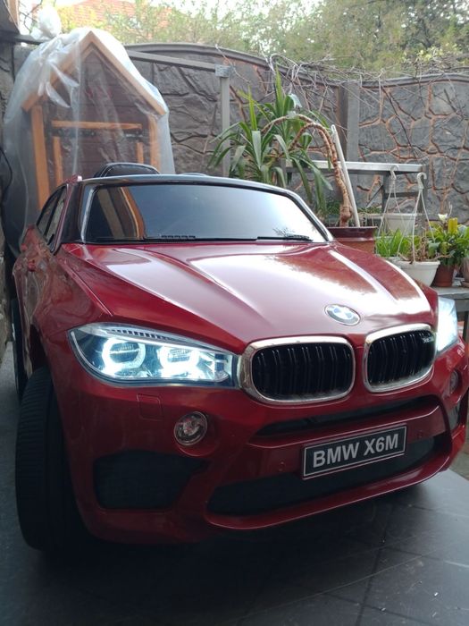 Дитячий електромобіль Джип BMW X6M.