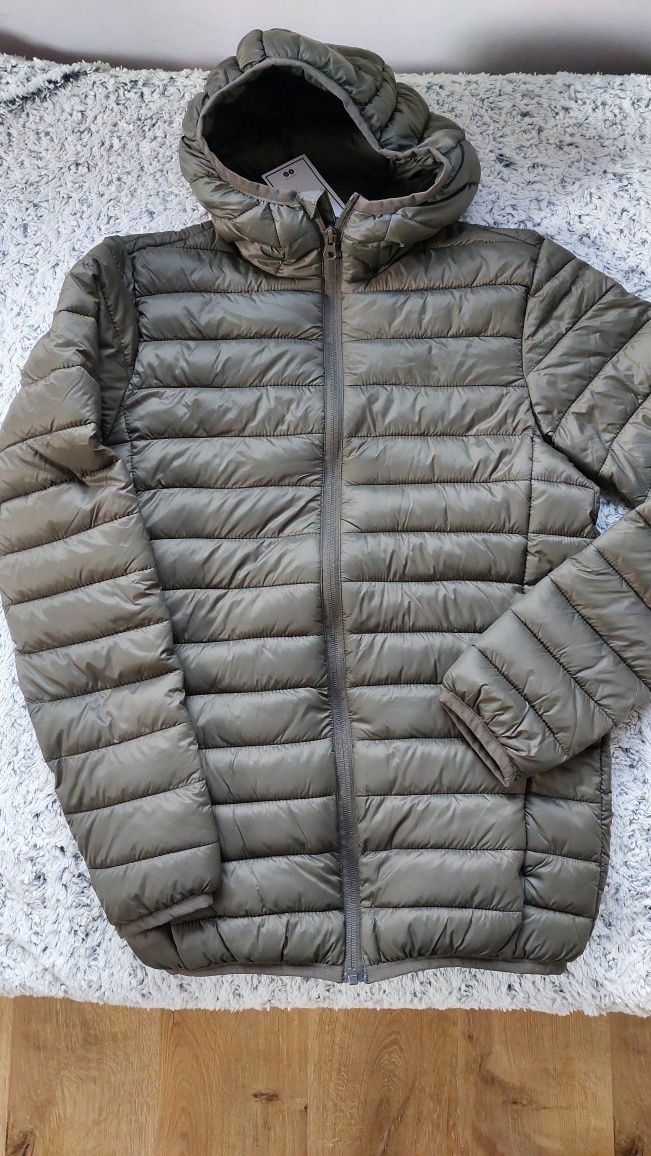 Kurtka z kapturem puffer H&M -NOWA