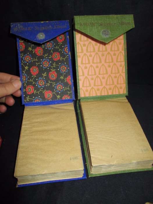 Caixas e album fotografia e slide Agfa Ferrania Kodak Minolta Vintage