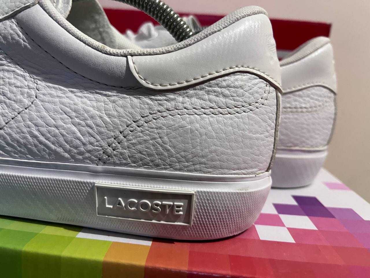 Кожаные кеды Lacoste, оригинал