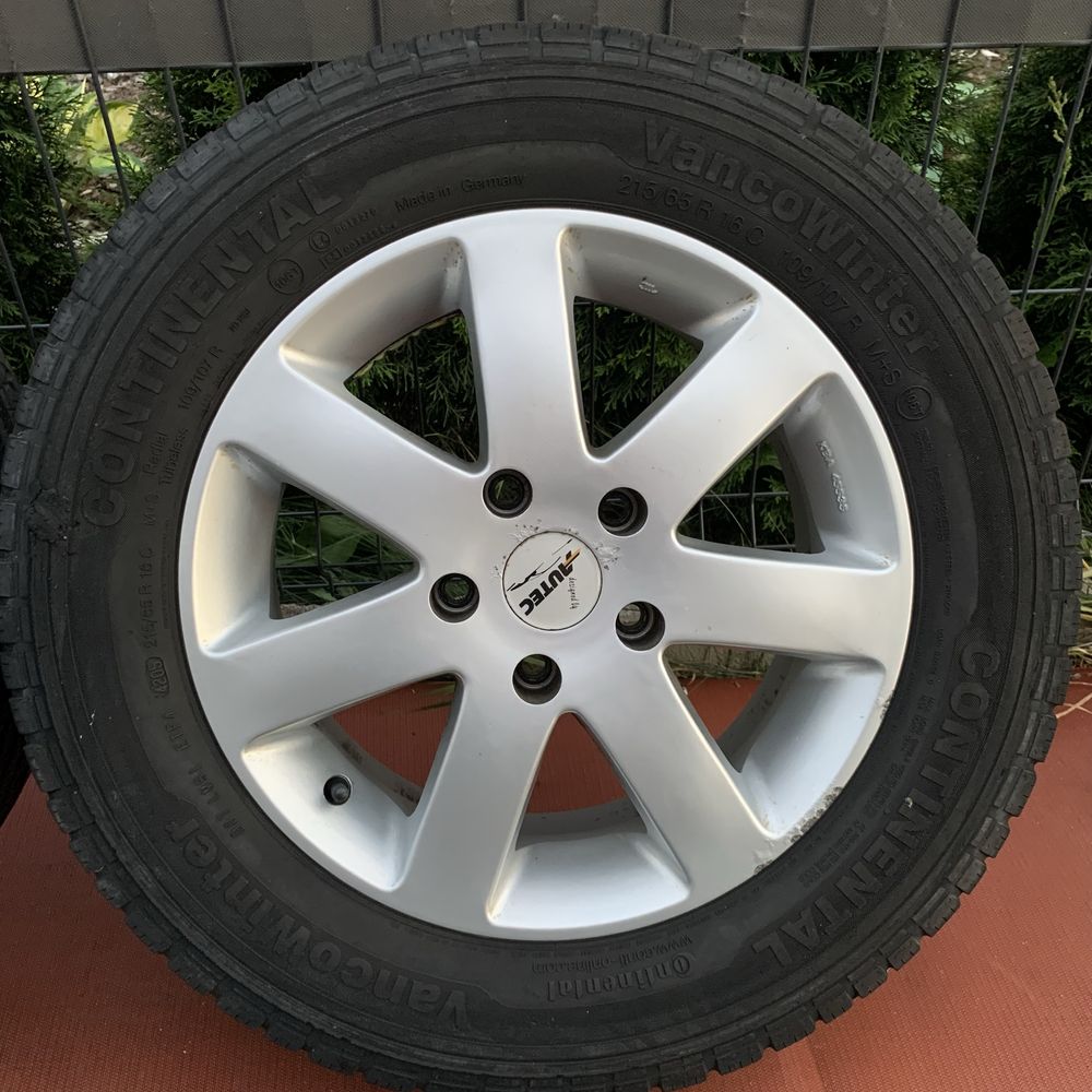 Mocne alufelgi 16 Autec Germany do VW T5 T6 6.5x16 5x120 ET40 wysyłka