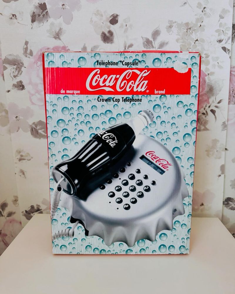 Telefon butelka coca cola vintage, retro 1999