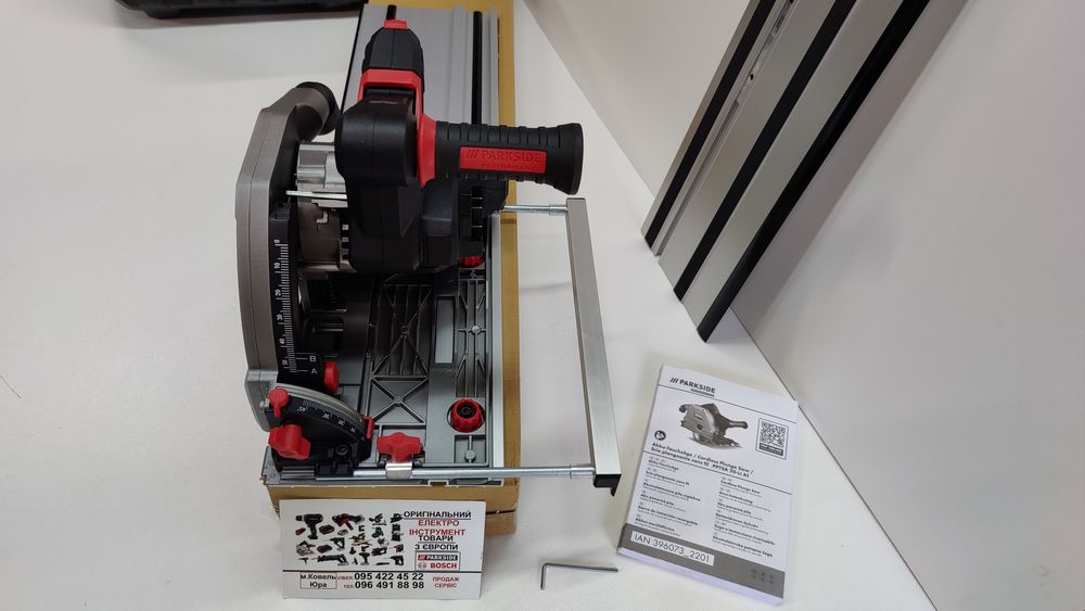 НОВ аккумуляторн БЕСЩОТ погружн пила сГерман Parkside PPTSA 20/акумуля