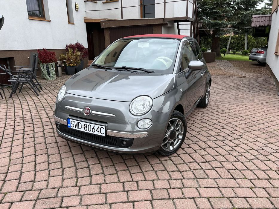 Fiat 500 94tyśkm! 1WŁAŚCICIEL Ideał 1.2b Klima DACH PANORAMA Wersja COLLEZIONE!