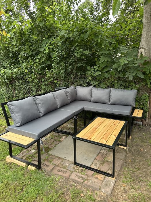 Комплект садові меблі , куток з металу, диван на терасу