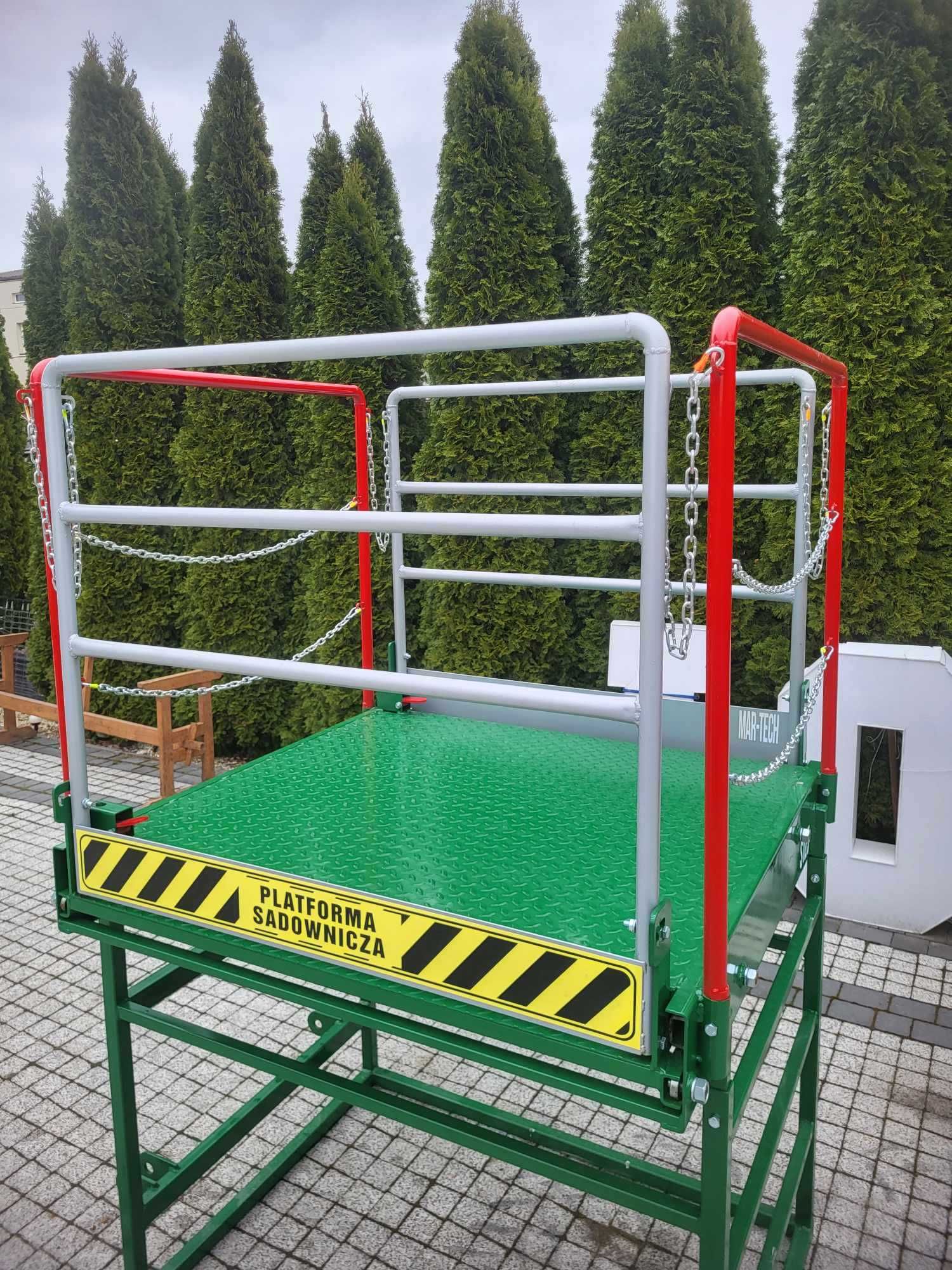 Platforma sadownicza podest sadowniczy balkon sadowniczy