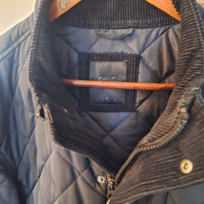 Kurtka męska pikowana granatowa Next