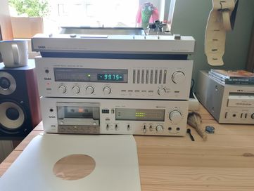 Wieża Saba Hifi z Gramofonem Vintage+głośniki.