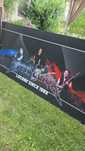Duży plakat Metalica czarny plexa 160 × 80