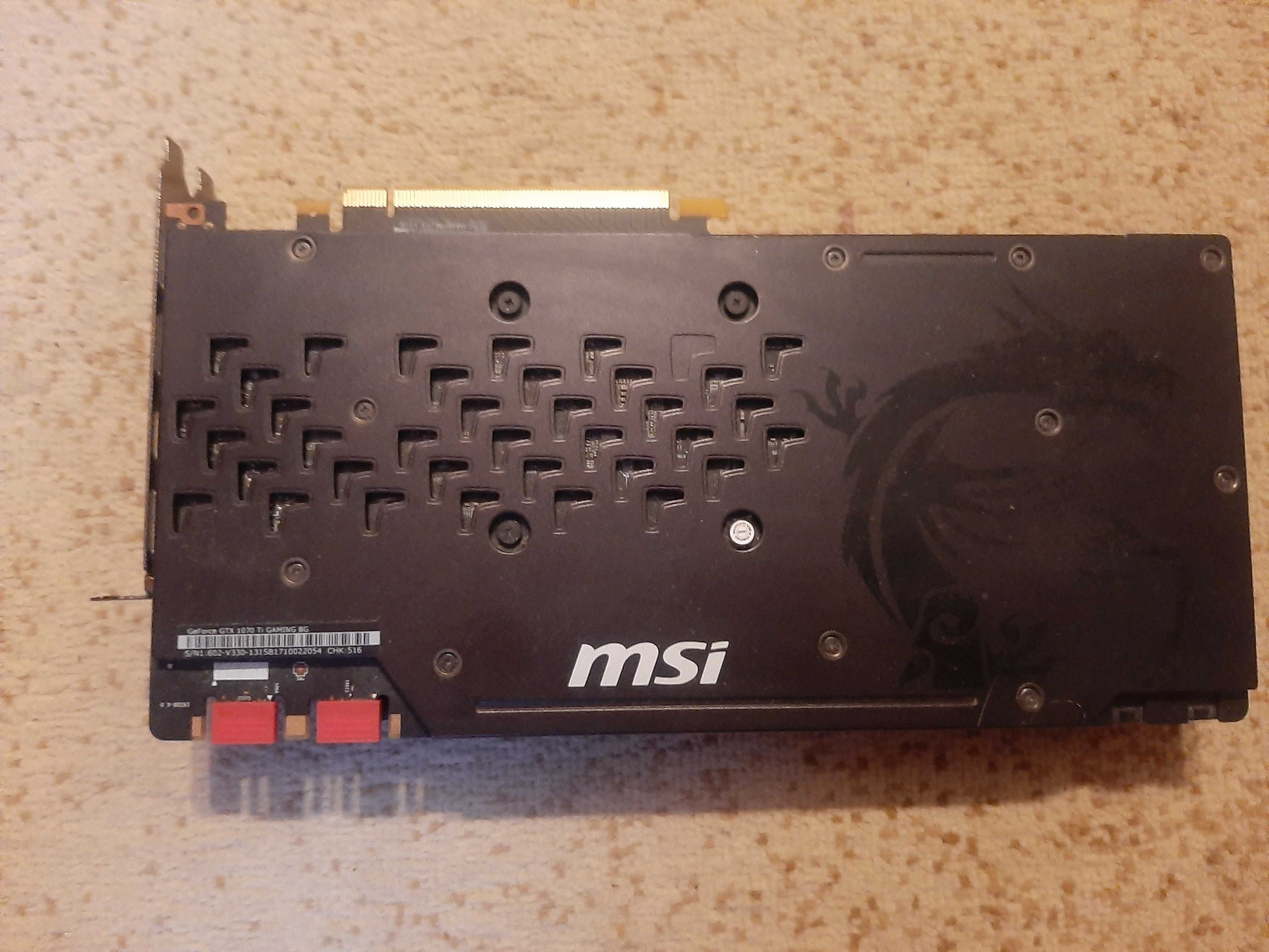 Karta graficzna MSI Geforce GTX 1070TI 8 GB GDDR5