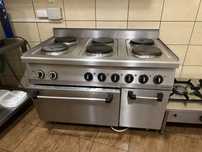 Kuchnia elektryczna STALGAST, gastronomiczna, 6 palnikow.