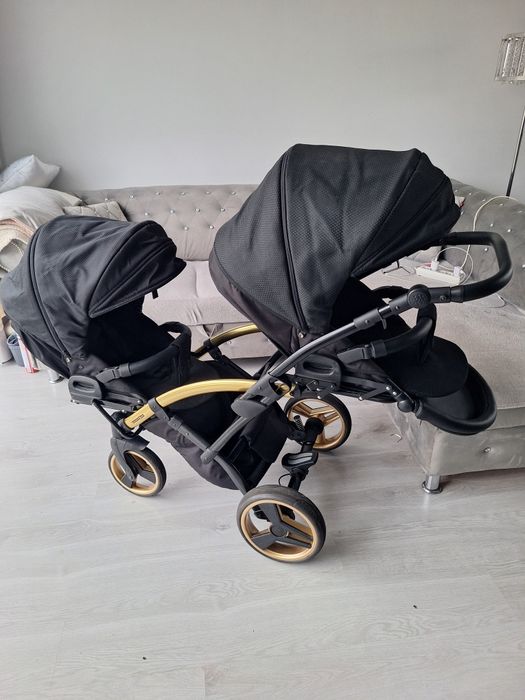 Wozek 3w1 4w1 junama diamond duo blizniaczy bliźniakow rok po roku pod