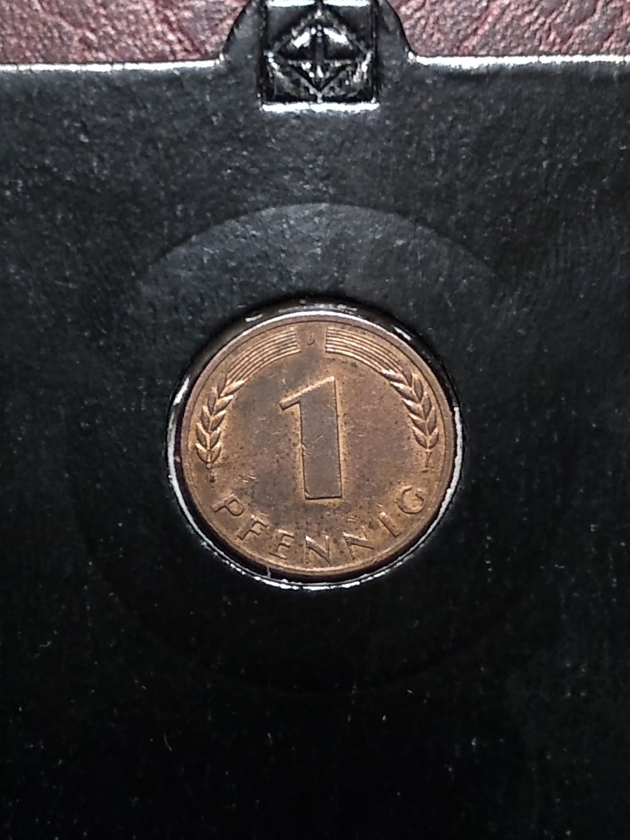 Moneta Niemcy RFN 1 pfennig 1950 J