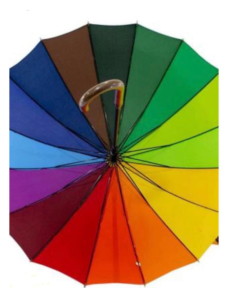 Парасолька Rainbow на 16 спиць, полуавтомат