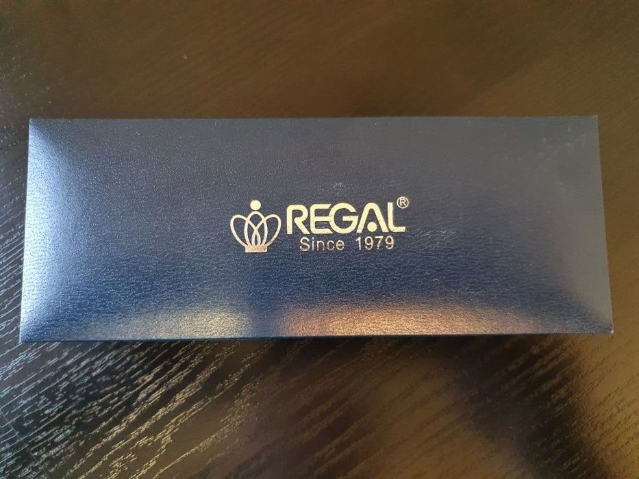 Комплект ручек (перо+роллер) в подарочном футляре, хром